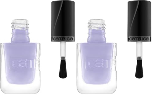 Catrice GEL AFFAIR Nail Lacquer, Nagellack, Nr. 025, Violett, langanhaltend, Einfach zu entfernen, glänzend, vegan, ohne Mikroplastikpartikel, ohne Konservierungsstoffe, ohne Parfüm, 2er Pack (10.5ml)