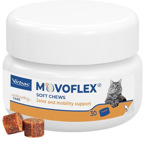 VIRBAC Movoflex Joints Lot de 30 compléments alimentaires pour chats