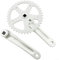 Juego de bielas para bicicleta de montaña de 170 mm, juego de ruedas de bicicleta de una sola velocidad, platos de acero 36T 40T 42T para bicicleta de carretera MTB de engranaje fijo (40T)