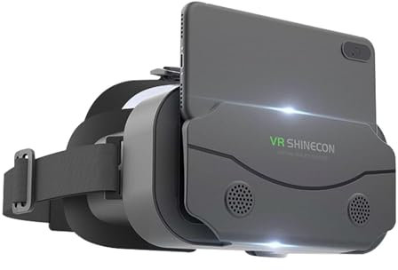 3D VR Headset for Smartphones, Virtual Reality Glasses | Gerches VR with Adjustable Headband for High Definition Video, Immersive Visual Experience Devices for Games, Movies and Video