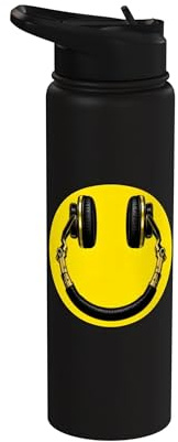 DJ Cara Sonriente Stainless Steel Insulated Water Bottle