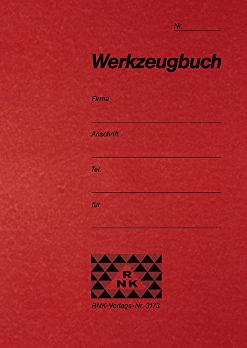 RNKVERLAG 3173 - Werkzeugbuch, 16 Seiten, DIN A6