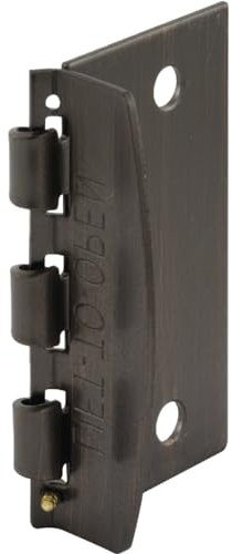 Defender Security U 10321 Flip Action Door Reversible Bronze Privacy Lock with Anti Screw for Child Safe Mode, 2-3/4