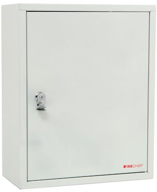 Firechief FMDC/WHITE Cabinet, Metal Document, Seal Latch, White