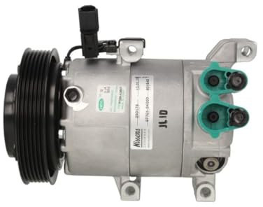 NISSENS 890176 A/C Kompressor für Klimaanlage Klimakompressor mit ID: VS12 Kältemittel: R134a PAG 46 mit 124mm Riemenscheibe Rillen: 6