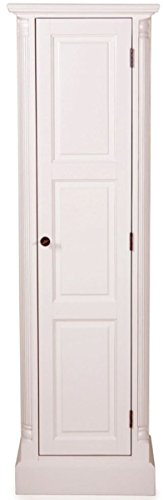 Casa Padrino Landhausstil Aktenschrank Weiß 50 x 40 x H. 166 cm - Landhausstil Möbel