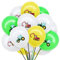 Amosfun BAU Thema Luftballons Set Fahrzeug Bagger Druck Alles Gute zum Geburtstag Latex Luftballons Ingenieur Thema gastgeschenke 12 Zoll 40 stück
