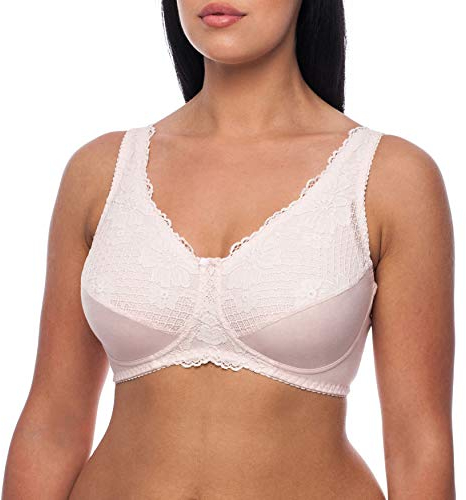 frugue Damen Kompressions BH nach Brust Op, mit Taschen Rosa EU 95C