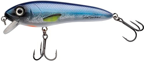 Abu Garcia Svartzonker McCelly Diving Hechtköder – Realistischer, handbemalter Hardbait mit starken Berkley Fusion Drillingshaken