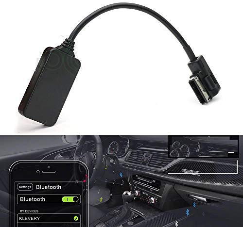 1SourceTek AMI MDI MMI Interface Bluetooth Module AUX Receiver Cable Adapter for Audi VW Radio Stereo Car Wireless A2DP Audio Input(MMI 3G)