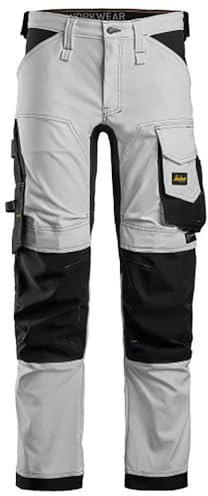 Snickers Trousers Stretch AllroundWork SN (46, White)