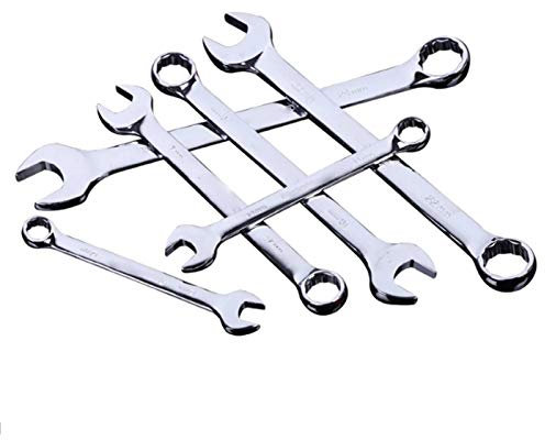 Multifunktionsschlüsselwerkzeuge 6-16mm All Größen Kombinationsschlüssel Hoher Kohlenstoffstahl Offener Endschlüssel Kasten Ende Schraubenschlüssel Handbuch Multi-Standard Hardware-Tools Universalschl