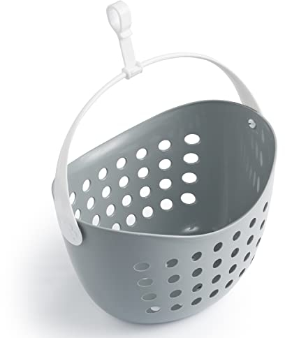 culiclean Panier pour Pinces à Linge (1 pièce, Ultimate Gray/l´Anse Blanche)