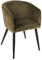 Atmosphera - Sessel Marlo khakigrün aus Samt - Khaki