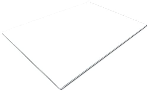 White Glass Chopping Boards - 30 x20cm Surface Protector