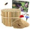 MEGAPACK Bambusröhrchen Insektenhotel Füllmaterial ca. 270 Niströhren 12 cm + 300 g Lehm & mehr!