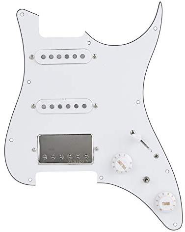 Gitarren-Tonabnehmer, stilvolles Handschleifen, langlebiges Gitarren-Tonabnehmer-Schlagbrett, robust für Country-Musik, Pop, Surf, Country, Rock, Blues, Ska und Classic Rock