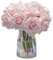DUYONE Künstliche Rosen, einzelner Stiel, 10 Stück, künstliche Seidenblumen, Blumenstrauß, fühlt Sich echt an, für Zuhause, Party, Hochzeitsdekoration (Hellrosa)