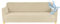Poligino Sofabezug 3 Sitzer Wasserdicht, Sofahusse Elastisch Universal, Sofa Cover Stretch 3 Sitzer (180-220 cm) Beige