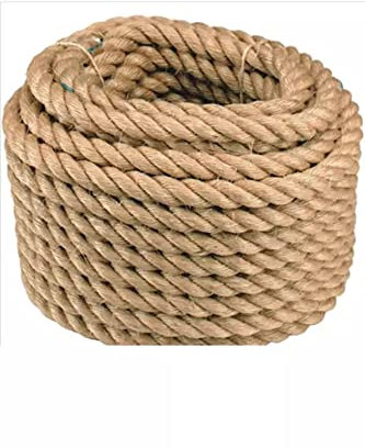 Juteseil Naturfasern gedreht Tauwerk Hanf 16mm (50m)