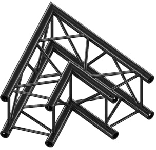 Milos Pro-30 Square F Truss - Corner QCVF20-60° corner - heavy duty - black - F