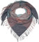 styleBREAKER Damen XXL Schal mit mehrfarbigem Karo Muster und Fransen, warmes Winter Tuch, Deckenschal 01017116, Farbe:Rose-Mint-Grau