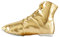 missfiona Scarpe da Jazz Ballo da Donna con Lacci e Suola Divisa Stivali Jazz alla Caviglia(36 EU, Oro)