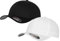 2er Flexfit Unisex Wooly Combed Cap Baseball Caps graue Unterseite S M L XL XXL Basecap Mütze, L/XL, 1x Schwarz + 1x Weiss + 1x HL-Kauf Notizblock