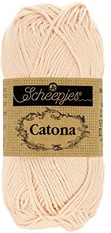 Scheepjes - Scheepjes Catona 255 Shell Yarn - 20x25g