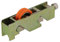 Amig - Rodamiento Ventana Corredera - Juego de 2 unidades - Tamaño 75 x 15 mm - Carcasa Metálica Regulable - Rodamiento de Bolas - Diseñado para Ventanas Deslizantes - Acero Bicromatado