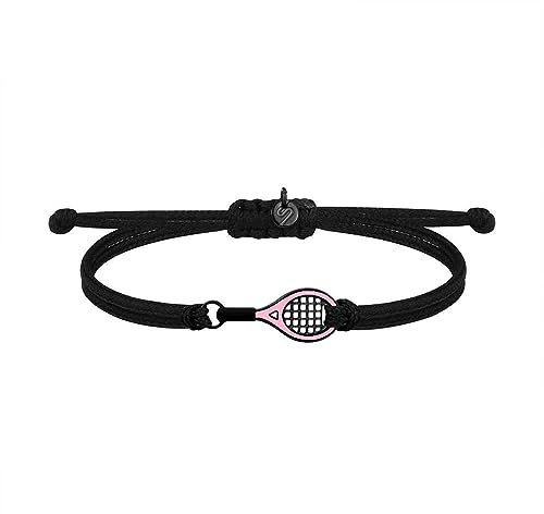 SAILBRACE Armband SINGLES TENNIS schwarz-pink