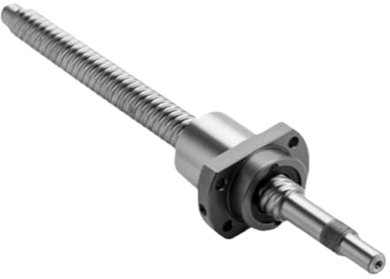 PIGENE Metall-Kugelgewindetrieb, 1 Stück, SFE2525, 25 mm, große Blei-Kugelumlaufspindel 2525, L1150 mm-2050 mm, Kugelgewindeschiene mit Kugelmutter (Farbe: BKBF20-Endprozess, Größe: 1850 mm)