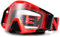 NENKI Motocross Brille mit Nasenschutz, Motorradbrille für Brillenträger, UV-Schutz Crossbrille für Damen Herren, MX MTB Brille, winddicht/beschlagfrei