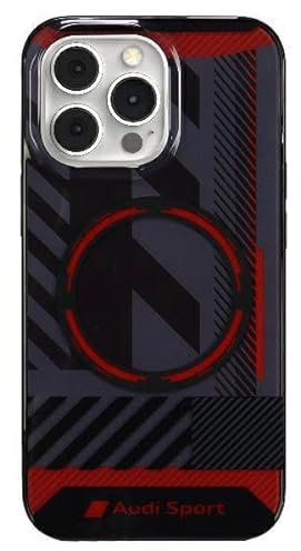 Audi IML Sport Case Hülle für iPhone 13 Pro / 13 6.1 Schwarz hardcase AU-IMLMIP13P-RSQ/D2-BK