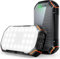 Newest 56800mAh 65W Large Capacity Power Bank Portable Solar Charger, Fast Charging Phone Charger, 5 Charging ports, Digital Display& Bright Flashlight, for iPhone,Tablet