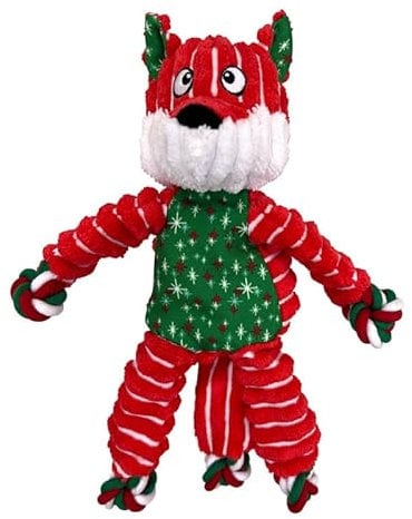 KONG Holiday Floppy Knots Fox Small Medium