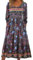 ABINGOO Damen Langarm Herbstkleid Rundhals Midikleid Lang Boho Freizeitkleid Lose Knielang Kleider Strandkleider Blumenkleid mit Taschen(Z-Violett,M)