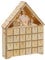 URBNLIVING 3D Wooden Winter Advent Xmas Scene LED Light Date Boxes Reusable Countdown to Christmas Calendar Holiday Tree House Table Decoration for Adult and Kids (Battery Required)