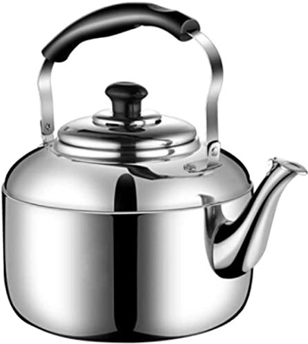 MYVVKIA Whistling Teapot Camping Kettles for Boiling Water Whistling Tea Kettle for Stove Tops with Heat-Resistant Handle