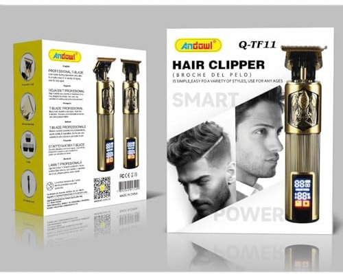 Tagliacapelli professionale Uomo, Rasoio Elettrico Barba Capelli Corpo Macchinetta per Capelli Regolabarba Uomo Professionale con 3 Pettini per Lunghezze