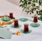 Karaca Juliet 12-Piece Turkish Tea Set for 6 People, Dishwasher Safe, Turkish Tea Set, Green