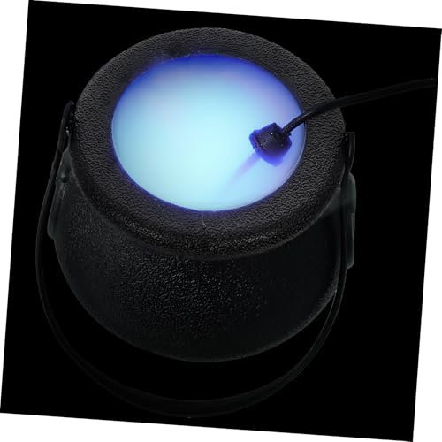 ABOOFAN Generador De Niebla Led para Caldero De Bruja Decoración De Fiesta De Halloween con Tetera De Bruja