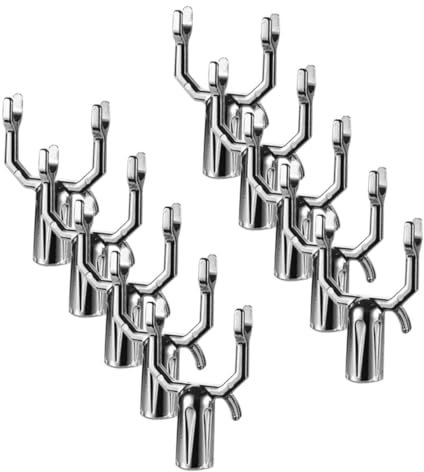 MOTHNUR 10 STK stützstange planzständer Obstbaumzubehör Pflanzenstützpfähle Unterstützung von Obstbäumen Baumstütze Baumstützgabeln aus Metall Aststütze für den Garten Schmiedeeisen Silver