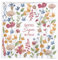 Servietten mit Blumenmotiv Gottes Segen in Fülle