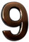 House Number Plaques Large Acrylic Bronze 3D Digits Number Sticker Plating Digital Metal Building Door Address Floor Hotel Sticker Plate Sign 10cm Door Numbers(9)