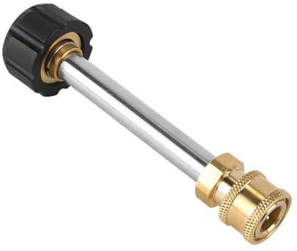 Nicear Adaptateur de Nettoyeur Haute Pression pour Pistolets à Neige et Mousse Karcher HD (M22 14 mm) à Connexion Rapide 1/4, Accessoires de Pistolet pulvérisateur en Laiton et en Acier Inoxydable
