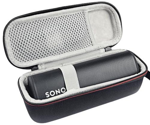WERICO Hart Reise Schutz Hülle Tasche für Sonos Roam 2 / Sonos Roam/Sonos Roam SL, tragbarer, wasserdichter Bluetooth-Lautsprecher