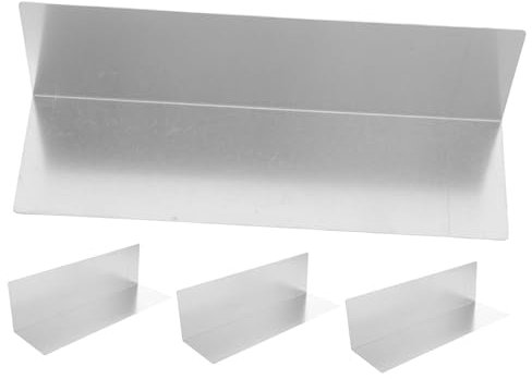 DIYEAH Guarnizione Per Soglia Di Garage, 4 Pezzi, Striscia Isolante in Alluminio Per Porte, Guarnizione Universale Antispiffero, Per Tutte Le Dimensioni Di Porte Da Garage.
