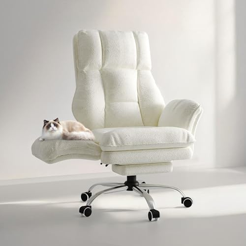 Big and Tall Office Chair, Flip Armrests for Pets & Cross Legged Sitting