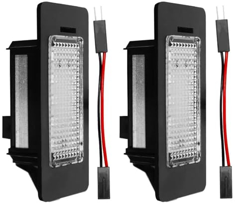 HFGDRH Kennzeichenbeleuchtung Wasserdicht Passend für VW Touran GP2 2011~2024 Auto Lizenz Nummer Platte Lichter Zubehör